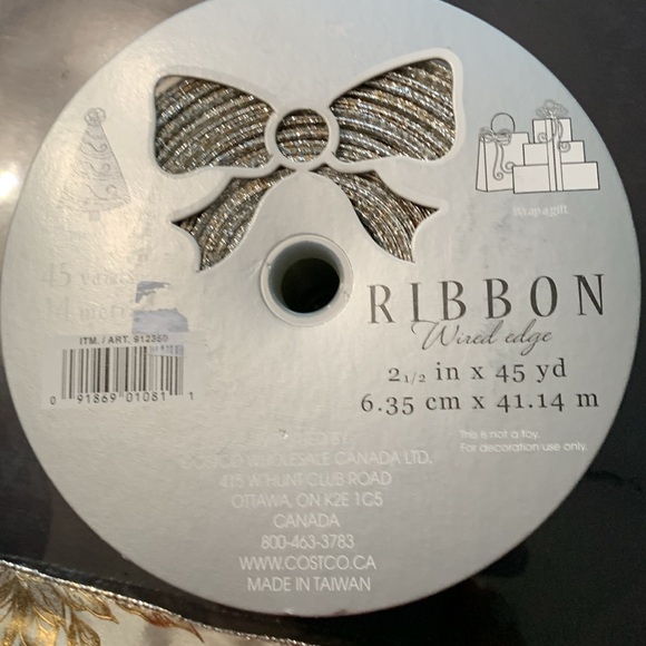 Wired 2 1/2” ribbon. 35 metres - Picture 3 of 3